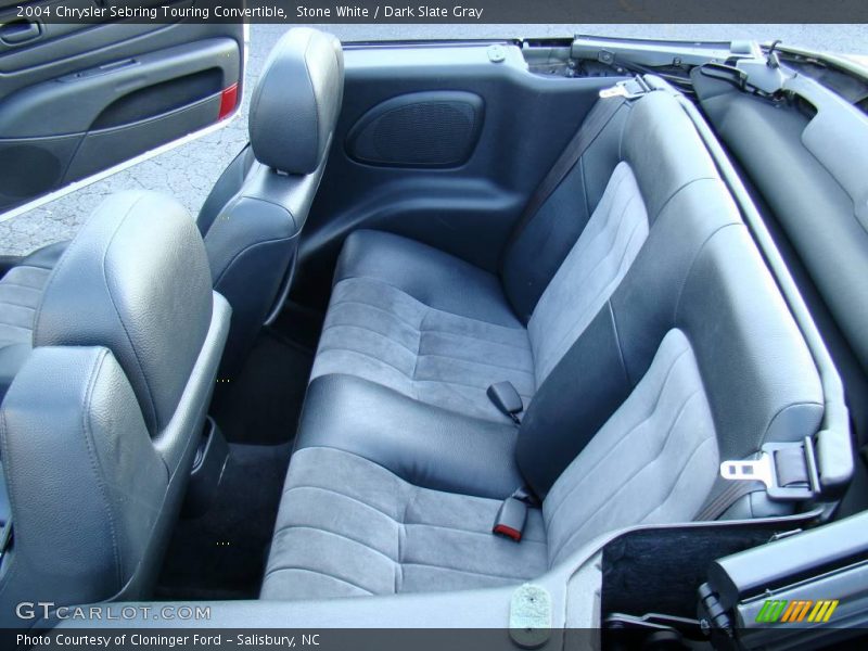 Stone White / Dark Slate Gray 2004 Chrysler Sebring Touring Convertible