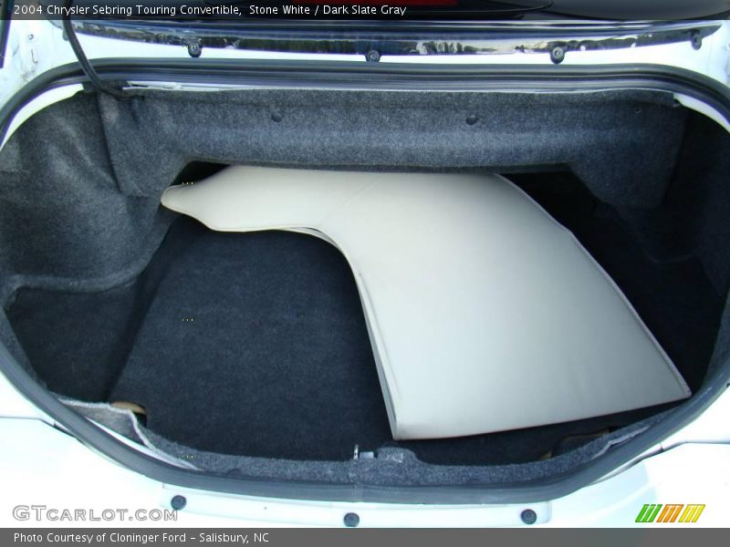 Stone White / Dark Slate Gray 2004 Chrysler Sebring Touring Convertible