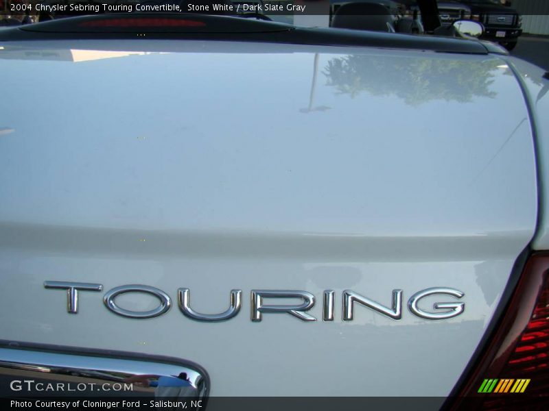 Stone White / Dark Slate Gray 2004 Chrysler Sebring Touring Convertible