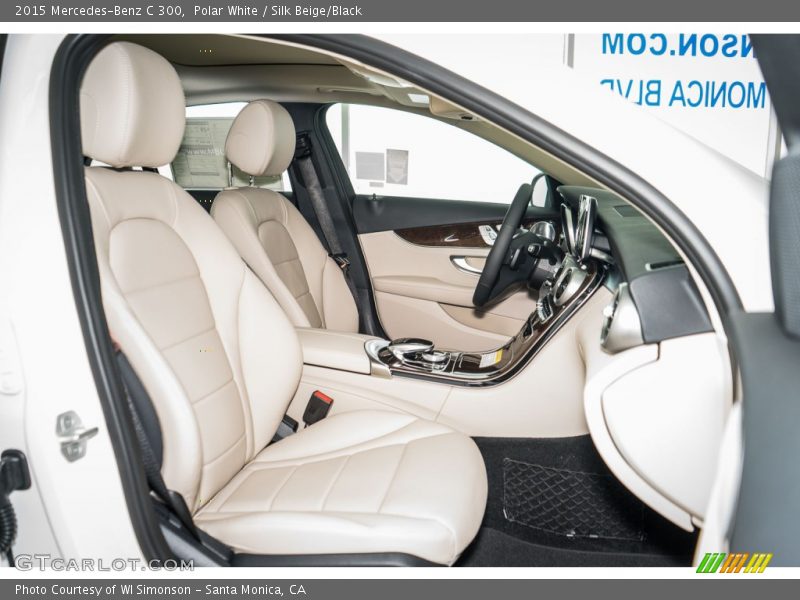 Polar White / Silk Beige/Black 2015 Mercedes-Benz C 300