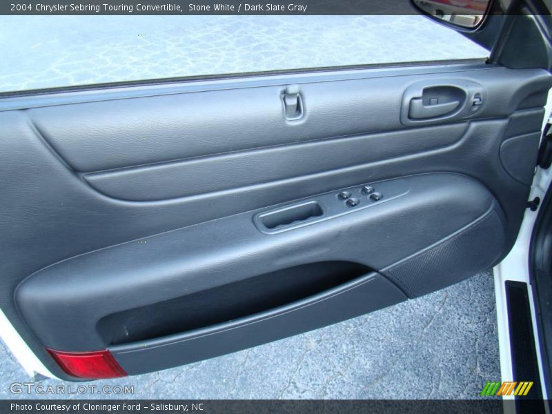 Stone White / Dark Slate Gray 2004 Chrysler Sebring Touring Convertible