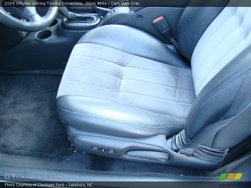 Stone White / Dark Slate Gray 2004 Chrysler Sebring Touring Convertible