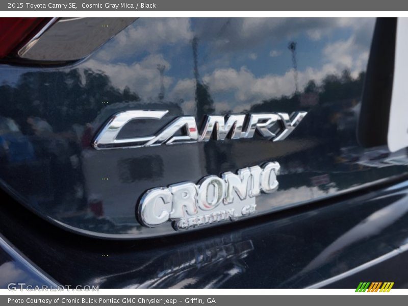 Cosmic Gray Mica / Black 2015 Toyota Camry SE