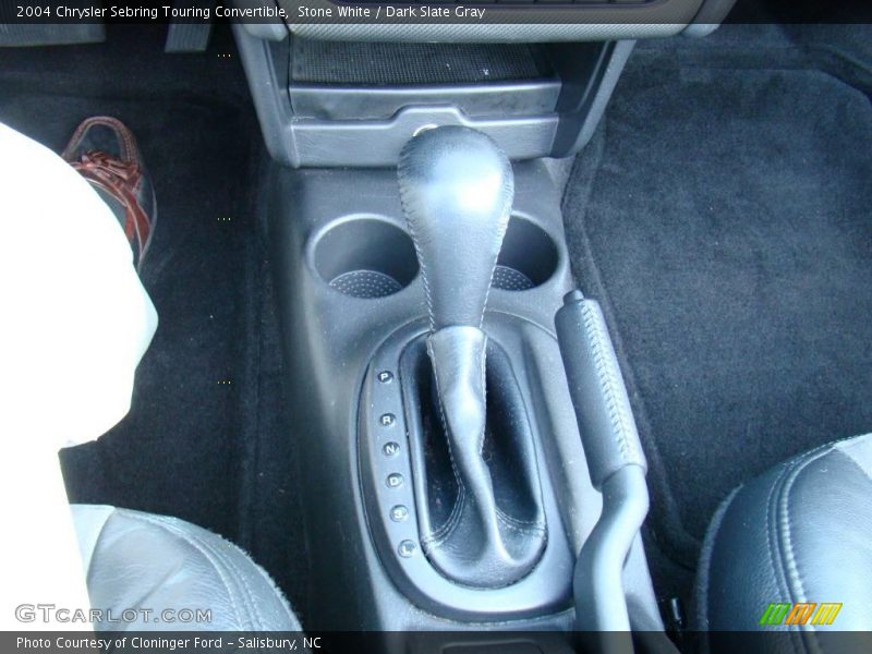 Stone White / Dark Slate Gray 2004 Chrysler Sebring Touring Convertible