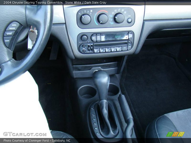 Stone White / Dark Slate Gray 2004 Chrysler Sebring Touring Convertible