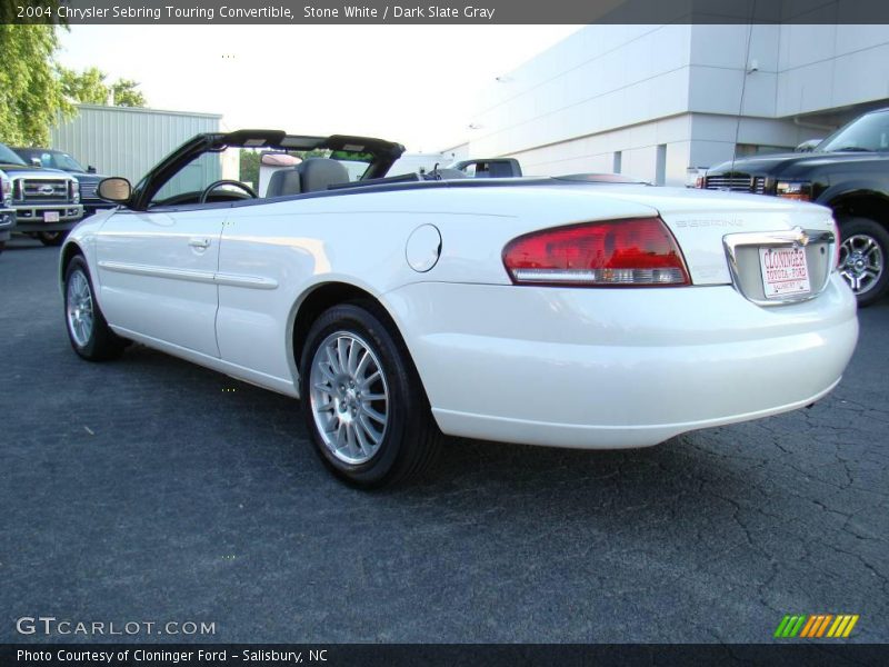 Stone White / Dark Slate Gray 2004 Chrysler Sebring Touring Convertible