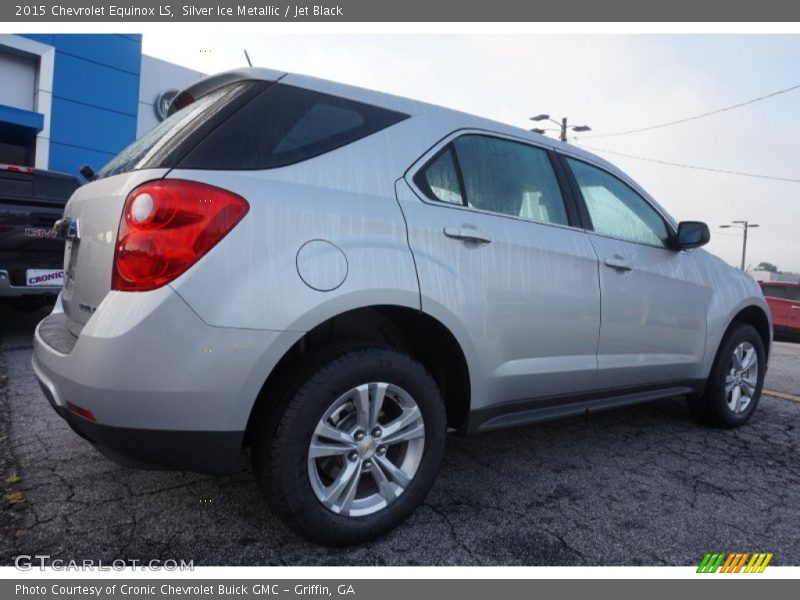 Silver Ice Metallic / Jet Black 2015 Chevrolet Equinox LS