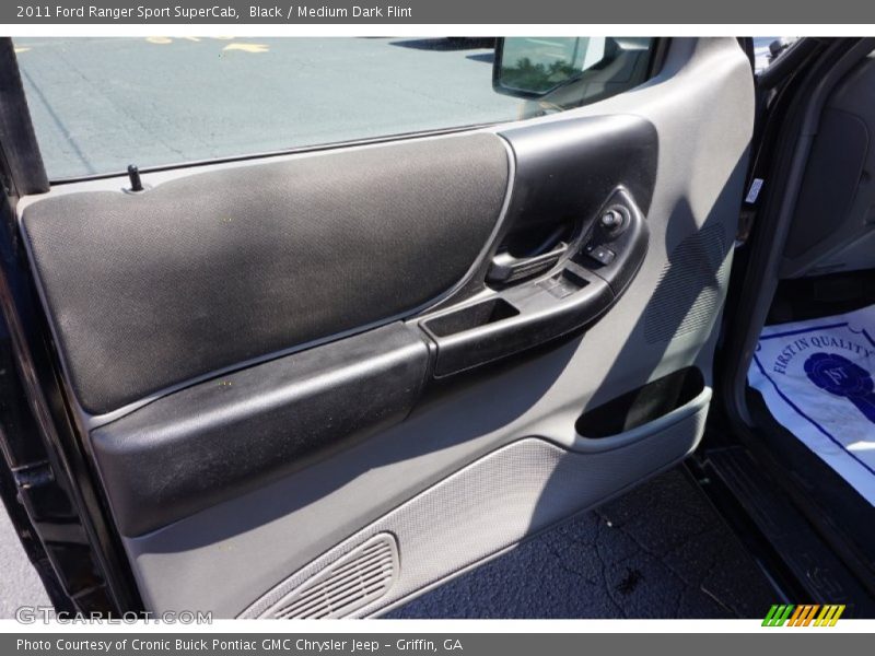 Black / Medium Dark Flint 2011 Ford Ranger Sport SuperCab