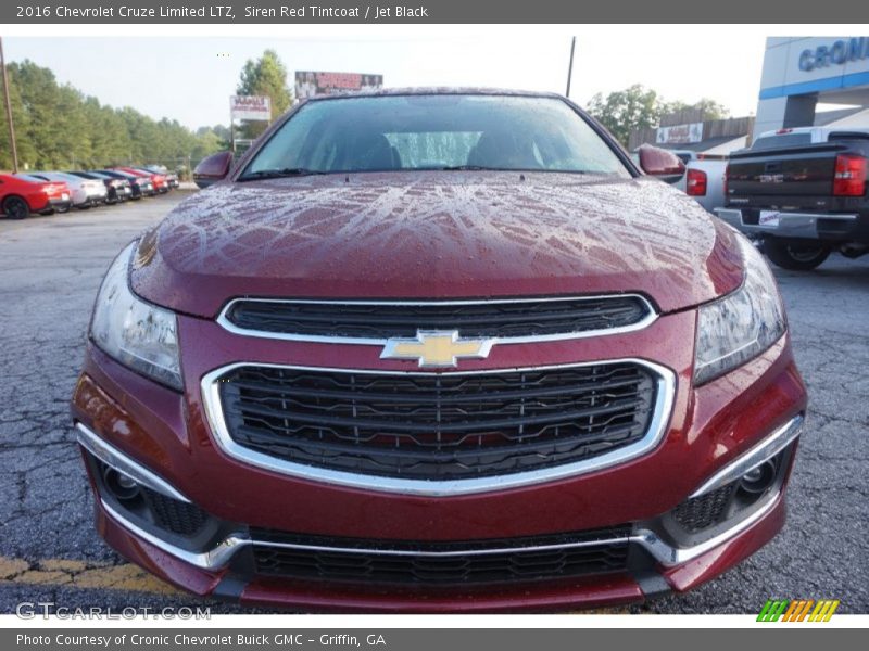 Siren Red Tintcoat / Jet Black 2016 Chevrolet Cruze Limited LTZ