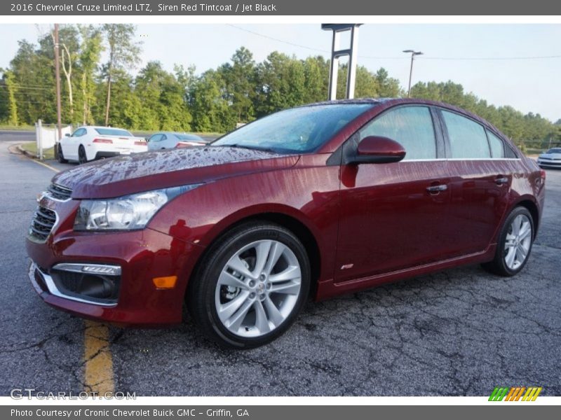 Siren Red Tintcoat / Jet Black 2016 Chevrolet Cruze Limited LTZ
