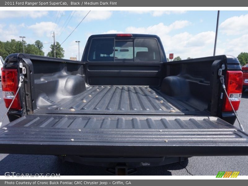 Black / Medium Dark Flint 2011 Ford Ranger Sport SuperCab