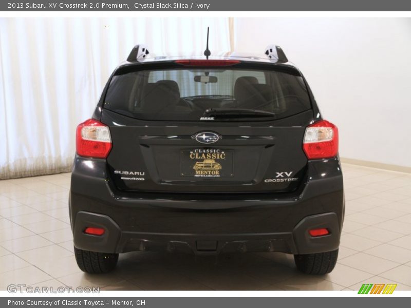 Crystal Black Silica / Ivory 2013 Subaru XV Crosstrek 2.0 Premium