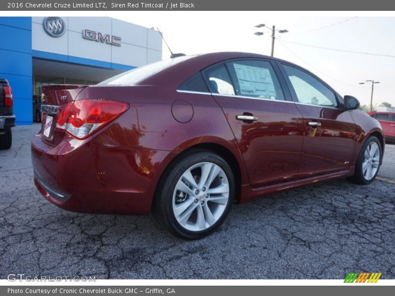 Siren Red Tintcoat / Jet Black 2016 Chevrolet Cruze Limited LTZ