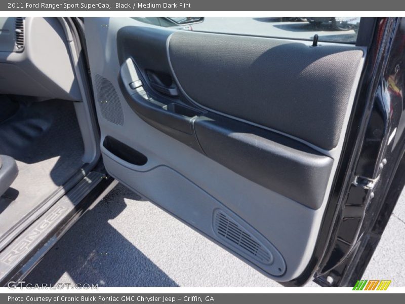 Black / Medium Dark Flint 2011 Ford Ranger Sport SuperCab