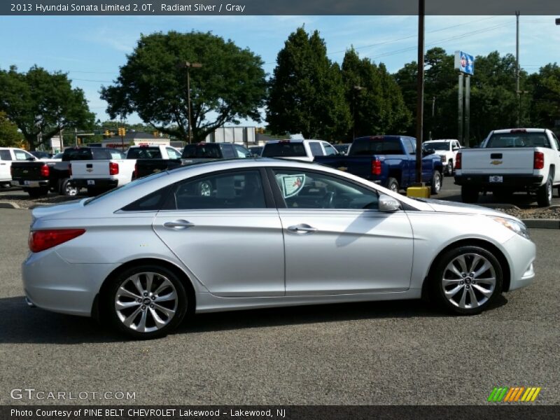 Radiant Silver / Gray 2013 Hyundai Sonata Limited 2.0T