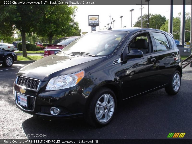 Black Granite Metallic / Charcoal 2009 Chevrolet Aveo Aveo5 LT
