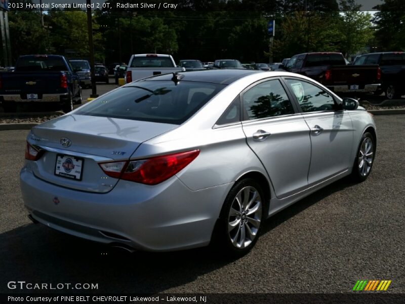Radiant Silver / Gray 2013 Hyundai Sonata Limited 2.0T