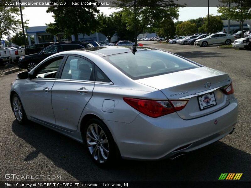 Radiant Silver / Gray 2013 Hyundai Sonata Limited 2.0T