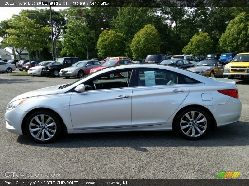 Radiant Silver / Gray 2013 Hyundai Sonata Limited 2.0T