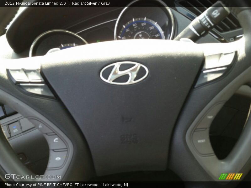 Radiant Silver / Gray 2013 Hyundai Sonata Limited 2.0T