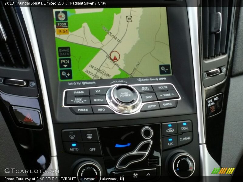 Radiant Silver / Gray 2013 Hyundai Sonata Limited 2.0T