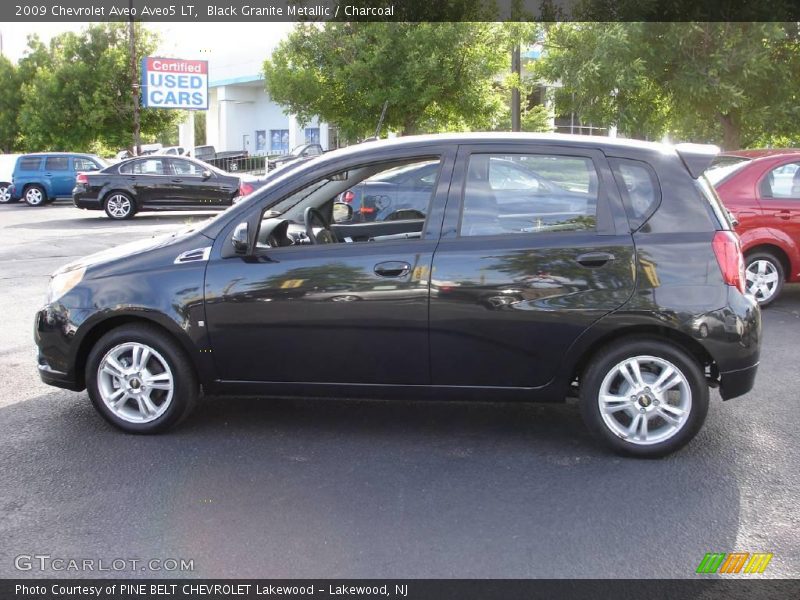 Black Granite Metallic / Charcoal 2009 Chevrolet Aveo Aveo5 LT