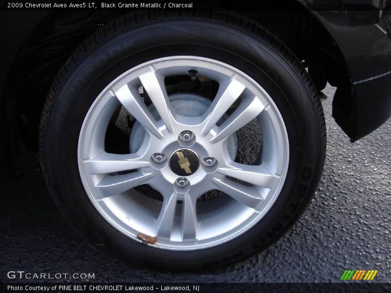 Black Granite Metallic / Charcoal 2009 Chevrolet Aveo Aveo5 LT