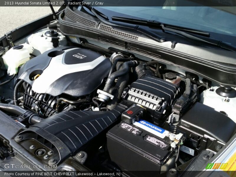 Radiant Silver / Gray 2013 Hyundai Sonata Limited 2.0T