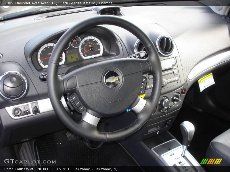 Black Granite Metallic / Charcoal 2009 Chevrolet Aveo Aveo5 LT