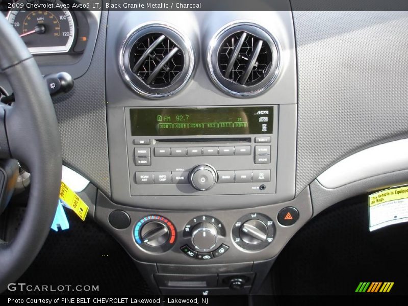 Black Granite Metallic / Charcoal 2009 Chevrolet Aveo Aveo5 LT