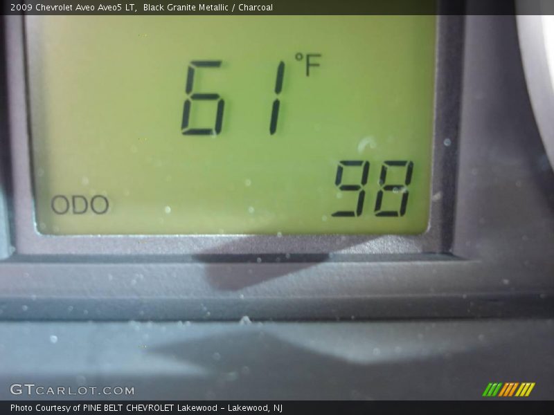 Black Granite Metallic / Charcoal 2009 Chevrolet Aveo Aveo5 LT
