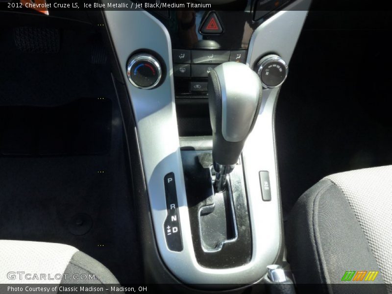Ice Blue Metallic / Jet Black/Medium Titanium 2012 Chevrolet Cruze LS