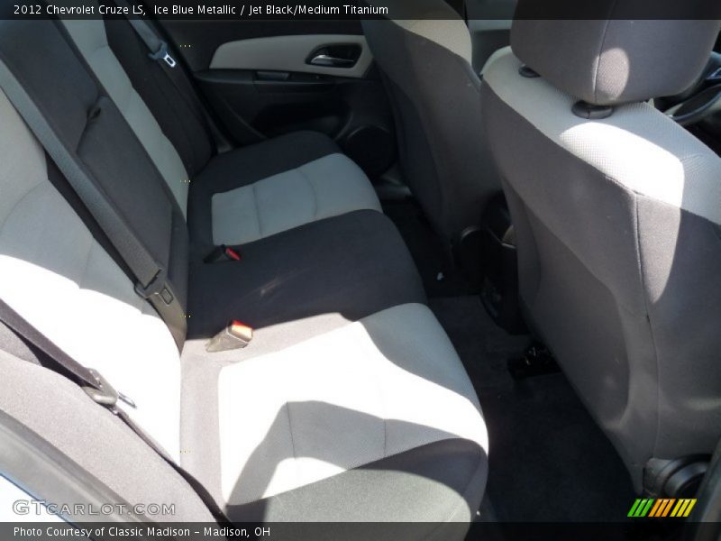 Ice Blue Metallic / Jet Black/Medium Titanium 2012 Chevrolet Cruze LS