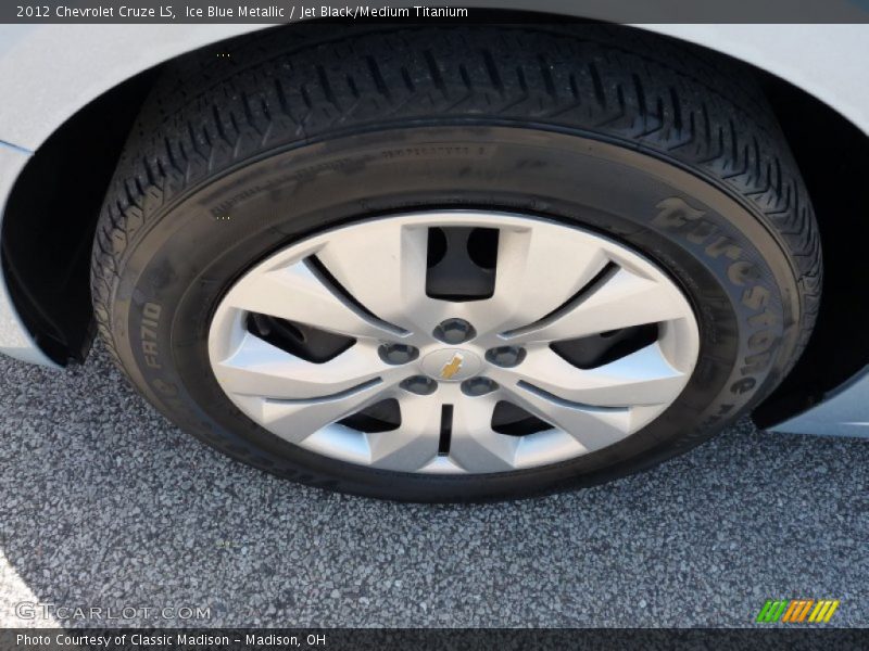 Ice Blue Metallic / Jet Black/Medium Titanium 2012 Chevrolet Cruze LS