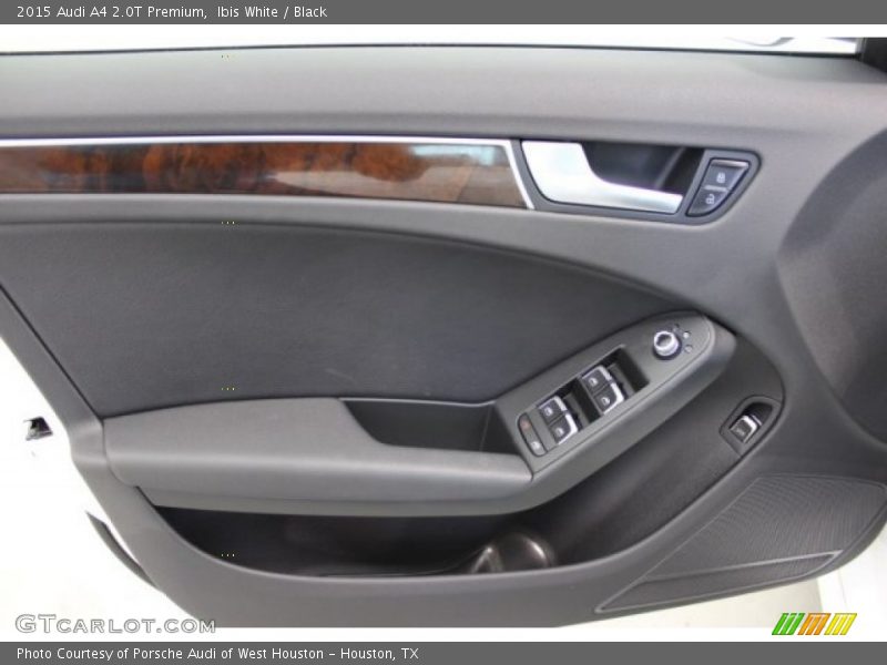 Ibis White / Black 2015 Audi A4 2.0T Premium