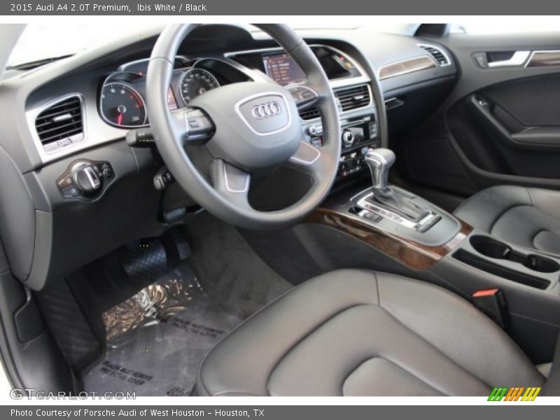 Ibis White / Black 2015 Audi A4 2.0T Premium