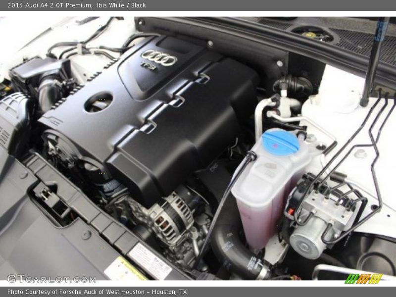 Ibis White / Black 2015 Audi A4 2.0T Premium