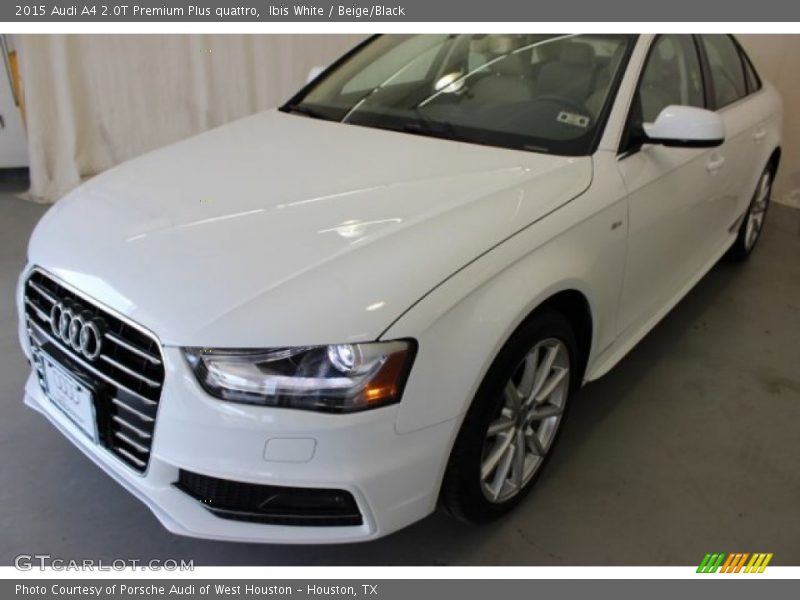 Ibis White / Beige/Black 2015 Audi A4 2.0T Premium Plus quattro