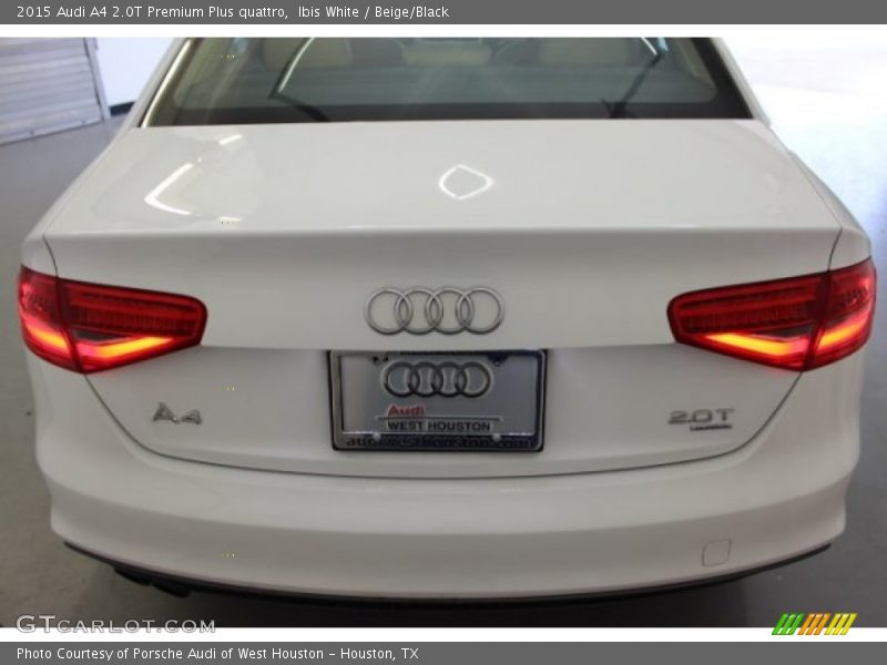 Ibis White / Beige/Black 2015 Audi A4 2.0T Premium Plus quattro