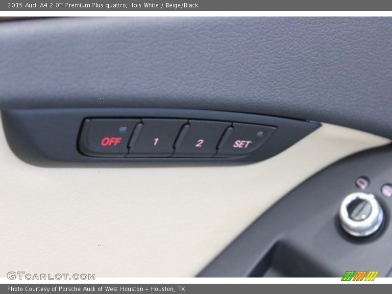 Ibis White / Beige/Black 2015 Audi A4 2.0T Premium Plus quattro