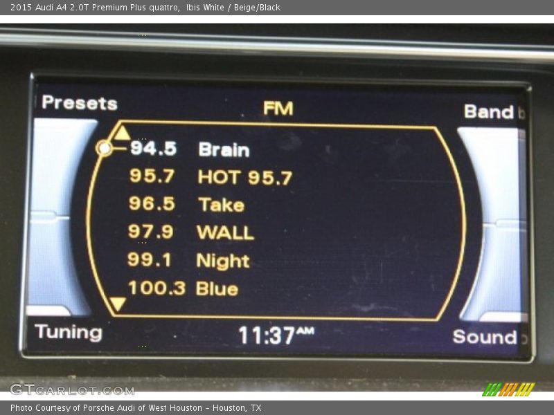 Ibis White / Beige/Black 2015 Audi A4 2.0T Premium Plus quattro