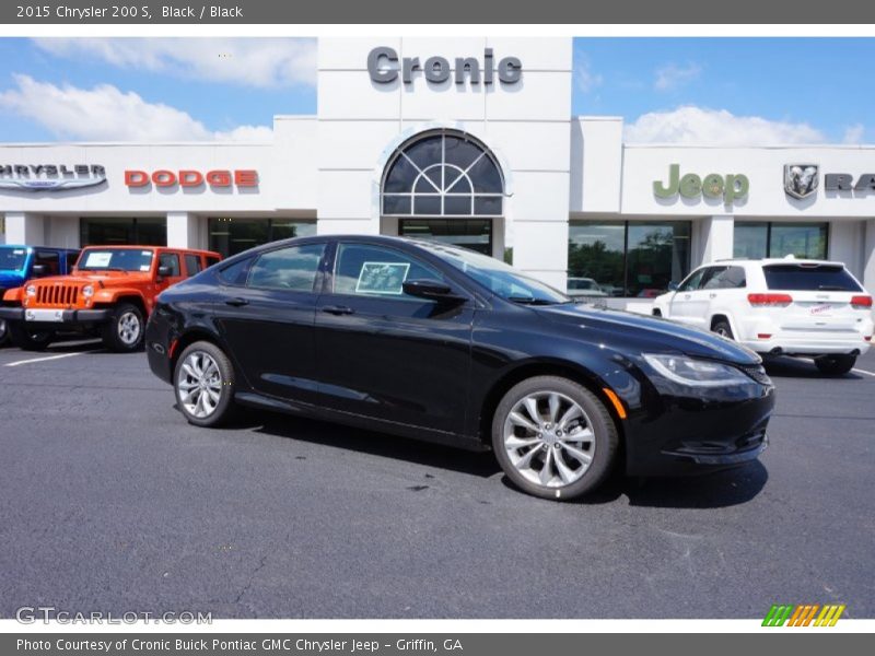Black / Black 2015 Chrysler 200 S