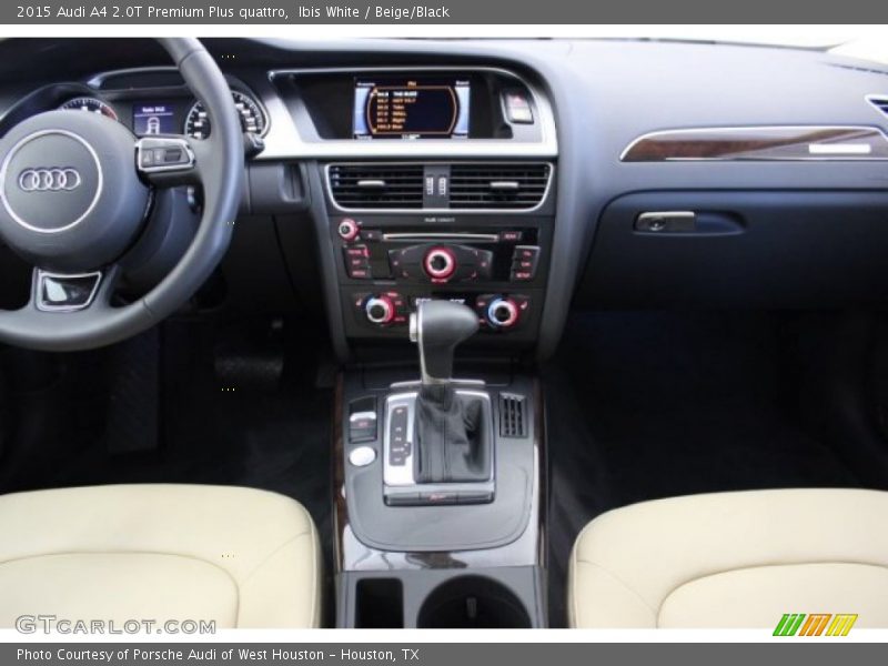 Ibis White / Beige/Black 2015 Audi A4 2.0T Premium Plus quattro