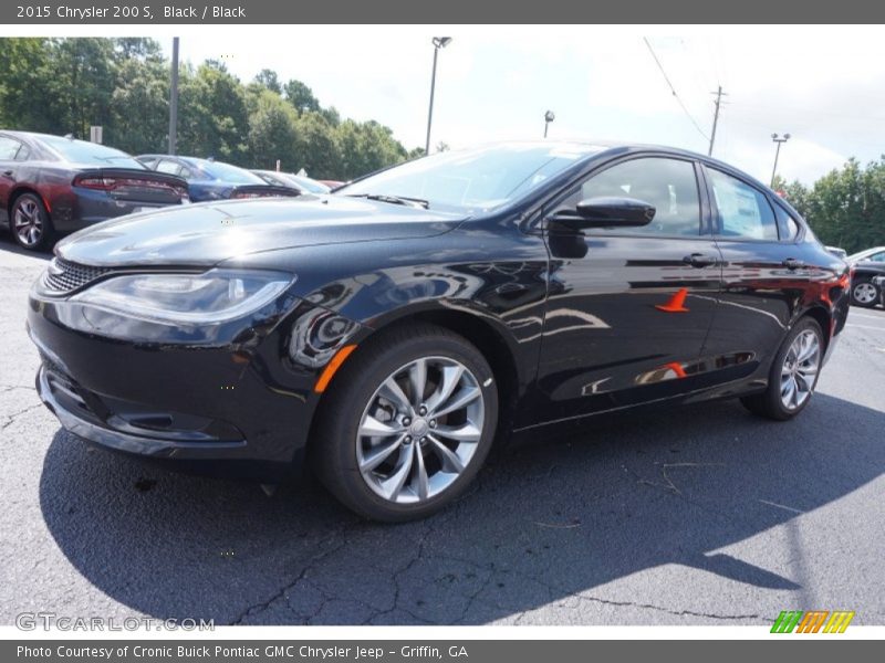 Black / Black 2015 Chrysler 200 S