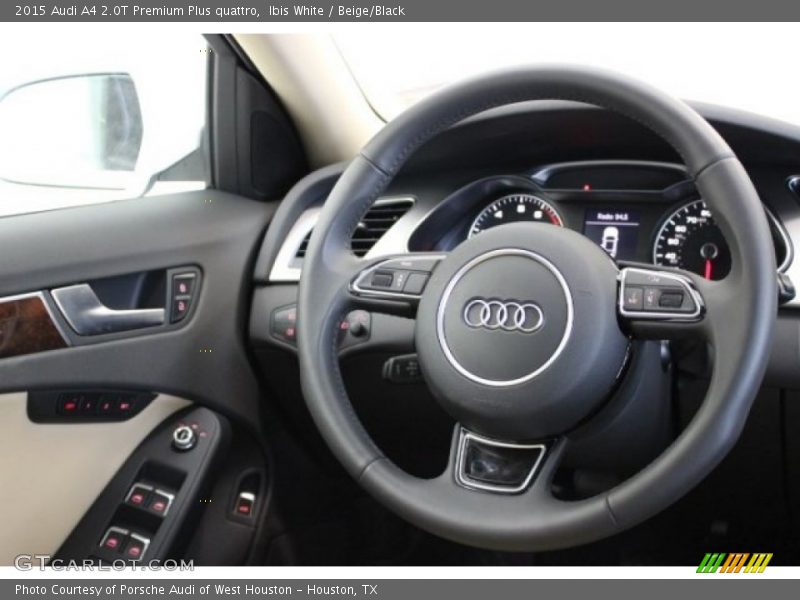 Ibis White / Beige/Black 2015 Audi A4 2.0T Premium Plus quattro