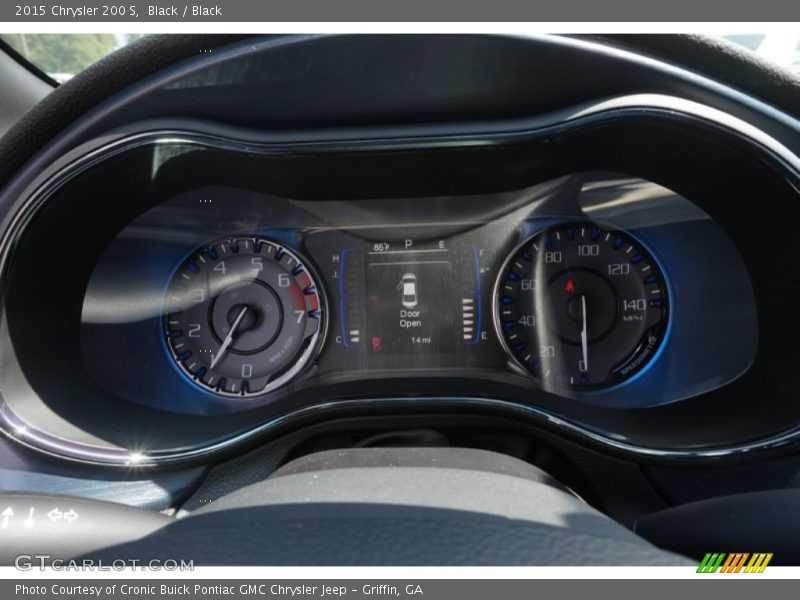 Black / Black 2015 Chrysler 200 S