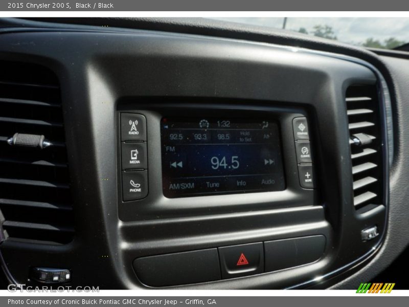 Black / Black 2015 Chrysler 200 S
