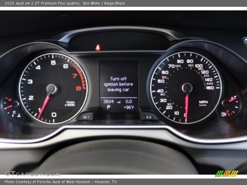 Ibis White / Beige/Black 2015 Audi A4 2.0T Premium Plus quattro