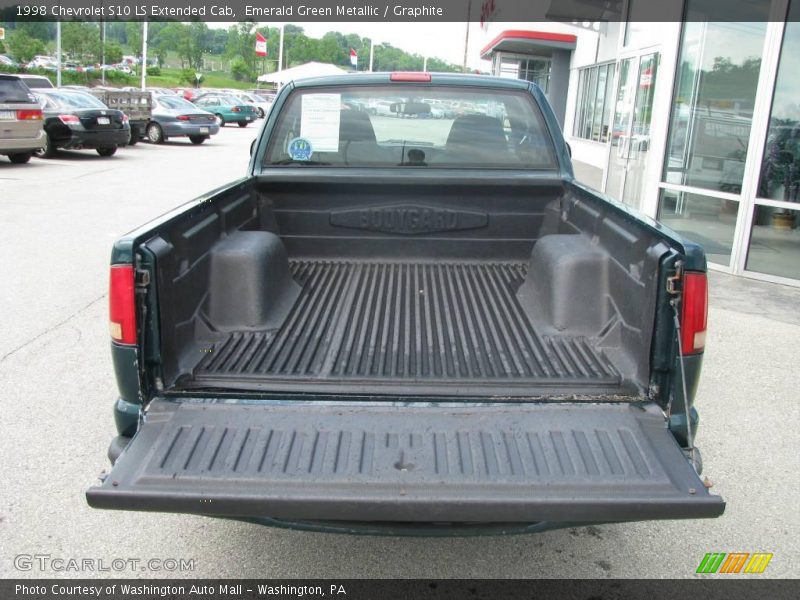 Emerald Green Metallic / Graphite 1998 Chevrolet S10 LS Extended Cab