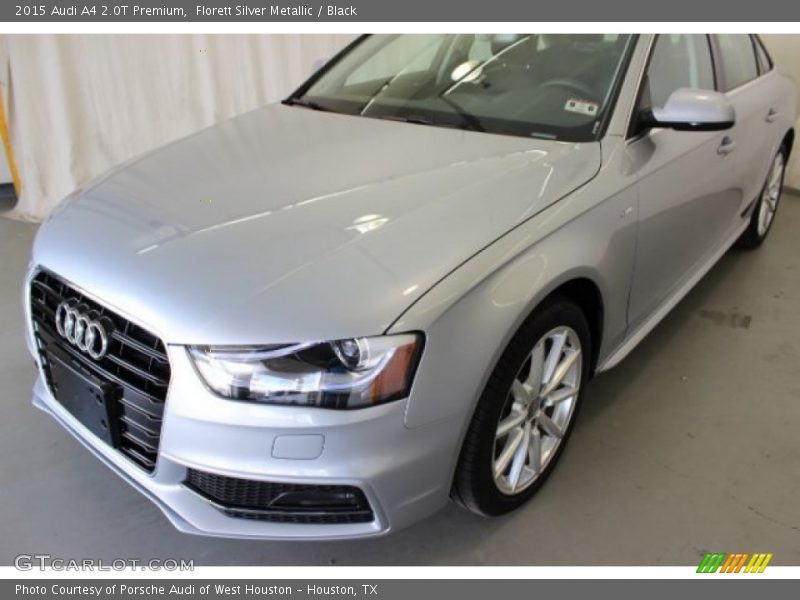 Florett Silver Metallic / Black 2015 Audi A4 2.0T Premium